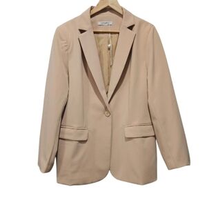 Women's Creamy Tan Blazer/Jacket Size XXL